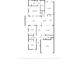Detailed floor plan showcasing the layout of the home, including bedrooms, living areas, and outdoor patio at 11402 Peckham Pl, Tampa, FL 33625