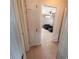 Hallway shows living area featuring tile floors at 13 Euclid Dr, Plant City, FL 33563