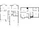 Detailed floor plan showcasing the layout of this two-story home at 16006 Stags Leap Dr, Lutz, FL 33559