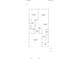A detailed first floor floorplan, including dimensions for all rooms and garage at 9937 Aqua Miles Path, Wesley Chapel, FL 33545