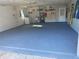 Spacious freshly-painted garage featuring ample room for parking and storage or hobbies at 2813 21St W Ave, Bradenton, FL 34205
