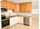 Renovated kitchen offers stainless steel appliances and ample cabinet space at 530 74Th N Ave, St Petersburg, FL 33702
