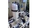 Image displays the hardware used to maintain and operate the swimming pool at 5769 E Price Blvd, North Port, FL 34288