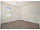Bright bedroom with neutral carpet and a sunny window at 9955 Patrician Dr, New Port Richey, FL 34655