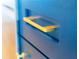 Close up of a contemporary kitchen cabinet pull handle in a modern home at 14073 Naylor Ave, Port Charlotte, FL 33981
