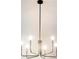 Elegant dining room chandelier fixture with eight lights adds classic sophistication at 14073 Naylor Ave, Port Charlotte, FL 33981
