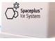 Spaceplus Ice System logo featured on the side of an appliance in a modern home at 14073 Naylor Ave, Port Charlotte, FL 33981