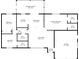Detailed floor plan showing layout of rooms, dimensions, including bedrooms, kitchen, living room, and garage at 1049 Presque Isle Dr, Port Charlotte, FL 33952