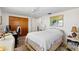 Relaxing bedroom featuring neutral colors, and a ceiling fan at 3410 Allandale Dr, Holiday, FL 34691