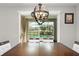 Breakfast nook features views of the pool and backyard at 10720 Breaking Rocks Dr, Tampa, FL 33647