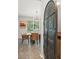 Open-concept dining room featuring a chandelier, and natural light at 10720 Breaking Rocks Dr, Tampa, FL 33647