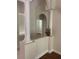 Closeup of foyer showing decorative columns and archway at 10533 Hazel St, Largo, FL 33778