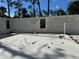 Cinder block walls sitting on a concrete slab show the floorplan and window placements at 18141 Spartonvail Ave, Port Charlotte, FL 33954