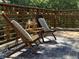 Outdoor seating on deck with wine and cheese, decorative lighting, and patterned rug at 1300 Pleasant S Way, St Petersburg, FL 33705
