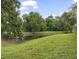 Backyard with scenic pond and lush greenery. Serene outdoor setting at 28707 Raleigh Pl, Wesley Chapel, FL 33545