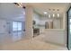 Bright kitchen with stainless steel appliances and modern white cabinetry at 9516 Woodborough Ct, Tampa, FL 33615