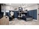 Charming bedroom with a bunk bed, gray accents, and baseball-themed decor at 14375 Hammock Oak St, Parrish, FL 34219