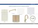 Showcase home designer features: beautiful white cabinets with stylish hardware and backsplash tile at 14375 Hammock Oak St, Parrish, FL 34219