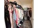 Walk-in closet with clothing racks and shelving for optimal storage at 11124 Leland Groves Dr, Riverview, FL 33579