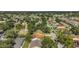Scenic aerial view of a neighborhood with mature trees and single-Gathering homes at 1236 Sweet Gum Dr, Brandon, FL 33511