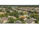 Wide aerial view of a residential neighborhood showing the homes and landscaping at 1236 Sweet Gum Dr, Brandon, FL 33511