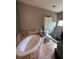 Relaxing bathroom featuring a large soaking tub and separate glass-enclosed shower at 4924 Creekside Trl, Sarasota, FL 34243