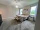 Serene bedroom with soft lighting, carpet floors, and neutral tones at 3567 74Th Avenue E Cir, Sarasota, FL 34243