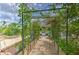 Picturesque community garden with raised beds, climbing vines, and a peaceful shaded walkway at 12990 Burns Dr, Odessa, FL 33556
