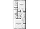 Detailed second floor plan showcasing the primary suite, primary bath, and additional bedroom and bath at 14052 Textile Run, Parrish, FL 34219