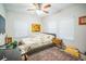 Bedroom with natural light, wood flooring, large windows, and neutral decor at 3610 N Tampa St, Tampa, FL 33603