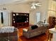 Spacious living room with hardwood floors and ample natural light at 4147 Kingsfield Dr, Parrish, FL 34219