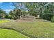 Beautifully landscaped entrance to the Hunter's Green neighborhood at 8749 Ashworth Dr, Tampa, FL 33647