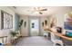 Bright home office with a built-in workspace for two at 8213 County Line Rd, Spring Hill, FL 34606