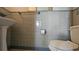 Simple bathroom with updated vanity and toilet at 1432 S Keene Rd, Clearwater, FL 33756