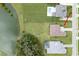 Aerial view showing home's location in a desirable neighborhood at 13744 Carryback Dr, Dade City, FL 33525