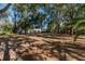 Expansive backyard featuring a private setting with large trees at 15123 Copeland Way, Spring Hill, FL 34604