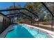 Large, refreshing, screened pool in backyard at 15123 Copeland Way, Spring Hill, FL 34604
