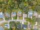 Aerial view of neighborhood street at 8550 Berkley Dr, Hudson, FL 34667