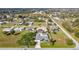 Aerial view of the home showcasing its lot and neighborhood at 2457 Tamworth Ter, Punta Gorda, FL 33983