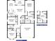 Detailed floor plan showcasing the layout of this home with 3 bedrooms, 2 baths and a 2-car garage at 4537 Sutherland St # Lot 3, Spring Hill, FL 34609