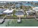 Waterfront home with private dock and stunning water views of the channel and beyond at 193 Mar St, St Pete Beach, FL 33706