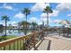Picturesque deck offering a seating area and waterfront views, perfect for enjoying outdoor living at 4446 Bahama Dr, Hernando Beach, FL 34607