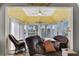 Charming sunroom featuring bright lighting and expansive water views at 4446 Bahama Dr, Hernando Beach, FL 34607