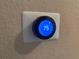 Close up shot of a thermostat set to 75 degrees at 5520 Rosehill Rd # 201, Sarasota, FL 34233