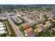An aerial view of the townhomes showcasing the beautiful community and nearby landscape at 2756 Clubhouse Dr # 101, Sarasota, FL 34232