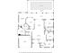 Detailed floor plan showcasing the home's layout, including the primary bedroom, kitchen, and living room at 852 3Rd Ave S, Tierra Verde, FL 33715