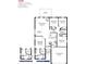 Detailed floor plan showcasing four bedrooms, two baths, a Gathering room, and a two-car garage at 4853 Sutherland St # Lot 57, Spring Hill, FL 34609