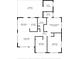 Detailed floor plan of the property, highlighting room dimensions and layout at 107 W Woodlawn Ave, Tampa, FL 33603