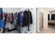 Walk-in closet offers wire shelving and is conveniently located near the bedroom at 1739 Broad Winged Hawk Dr, Ruskin, FL 33570