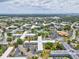 Wide aerial shot showcasing the neighborhood and the surrounding community at 2401 Ecuadorian Way # 45, Clearwater, FL 33763
